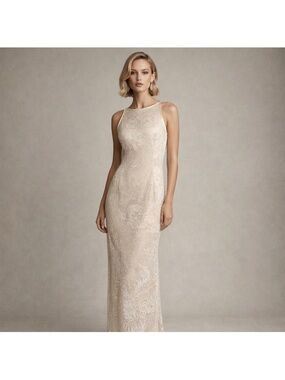 Scott McClintock Cream Maxi Dress